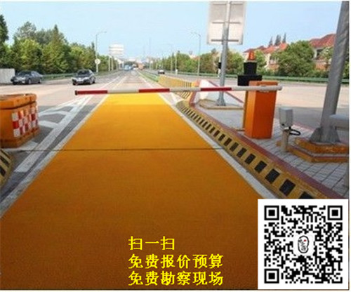 镇江高速路收费口防滑路面修补,服务区